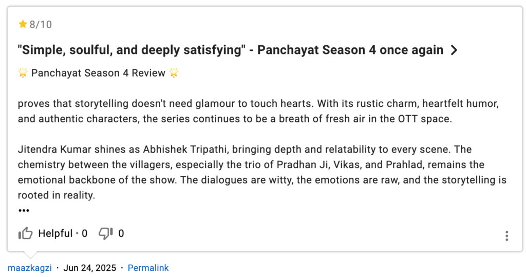 Panchayat Season 4